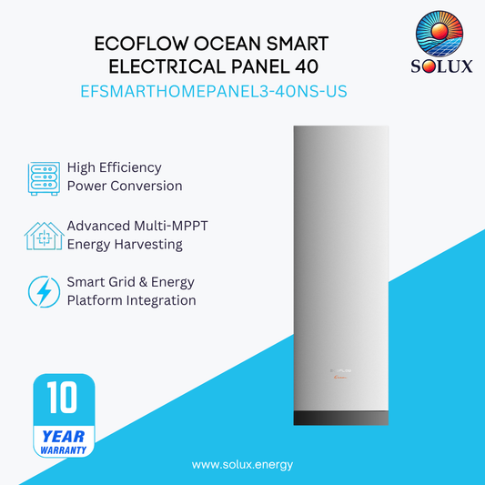 EFSMARTHOMEPANEL3-40NS-US EcoFlow OCEAN Smart Electrical Panel 40
