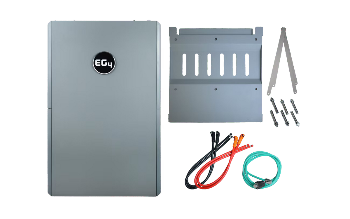 EG4 battery module with electrical accessories