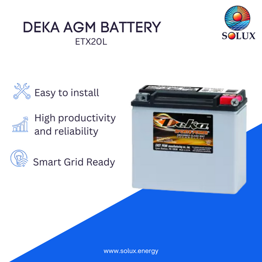 MK Deka ETX20L 12VDC Absorbed Glass Mat (AGM)