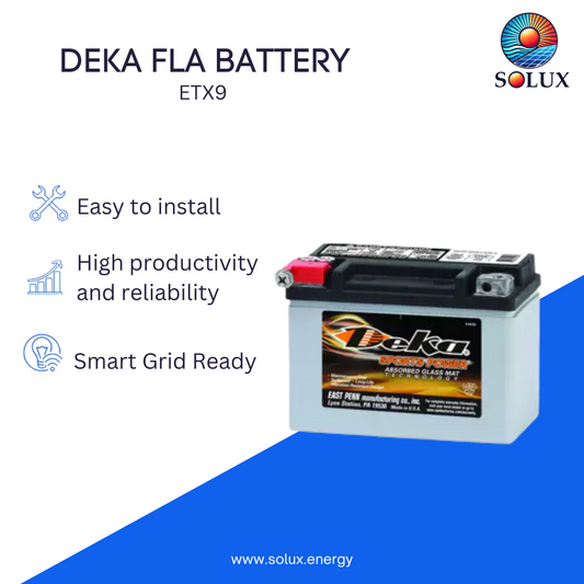 MK Deka ETX9 12VDC Absorbed Glass Mat (AGM)