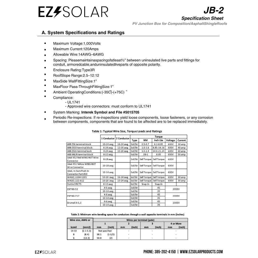 EZS-JB-2 tiled roof​