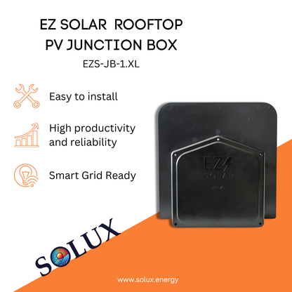This is an image of J Box EZ Solar Rooftop for Asphalt Shingle JB-1.XL 