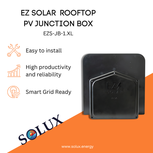 This is an image of J Box EZ Solar Rooftop for Asphalt Shingle JB-1.XL 