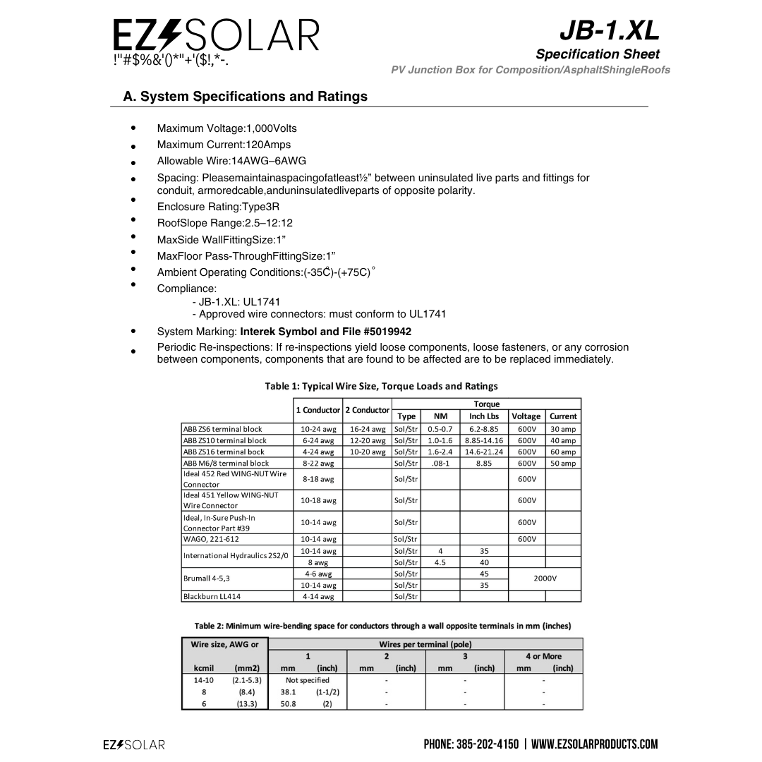 EZS-JB-1.XL 3 layer protection