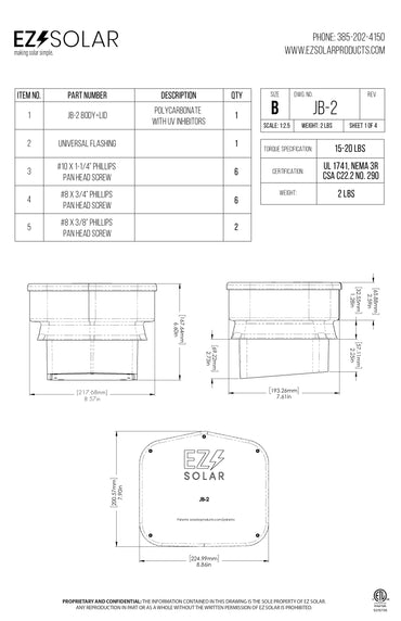 JB-2 Deck Flashing 