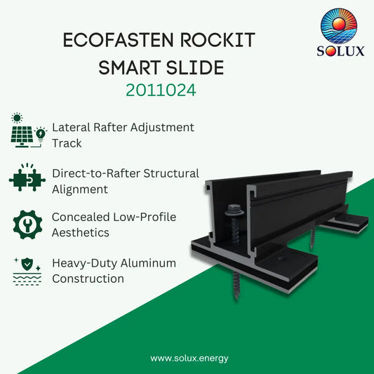 EcoFasten 2011024 Rock-It Smart Slide 6.75" - Black