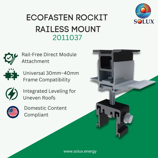 EcoFasten 2011037 Rock-It Railless Mount Domestic Content