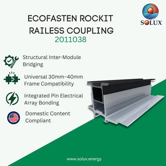 EcoFasten 2011038 Rock-It Railless Coupling V3 - Domestic Content