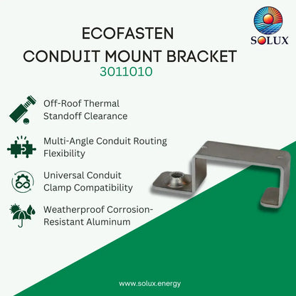 EcoFasten 3011010 Conduit Mount Bracket