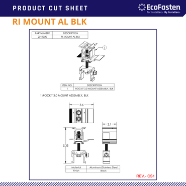 EFS-ROCKITV3MNT rack components​
