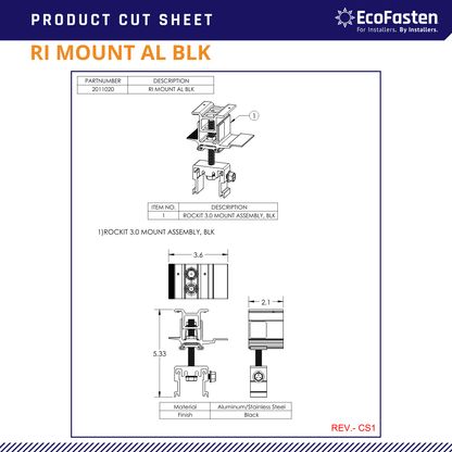 EFS-ROCKITV3MNT rack components​