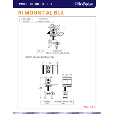 EFS-2011037-US solar mounting system​