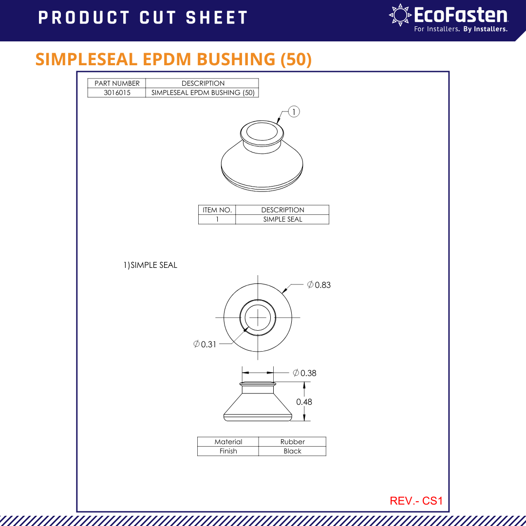  EFS-SIMSEALBSH compression seal​