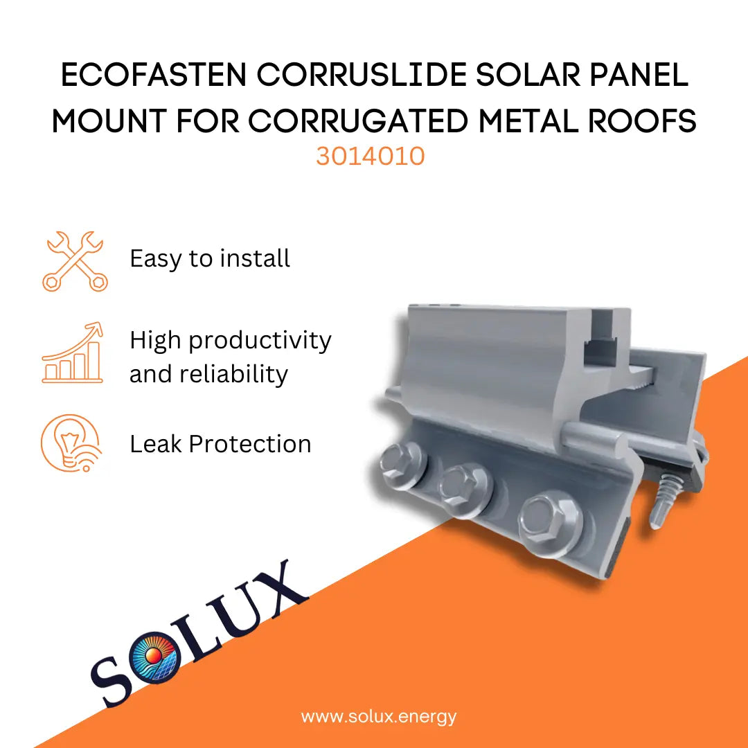 This is an image of EcoFasten CurroSlide Solar Panel Mount (3014010)