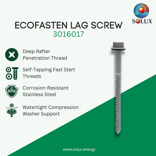 Ecofasten 3016017 Lag Screw .313X4“ (Pack of 50)