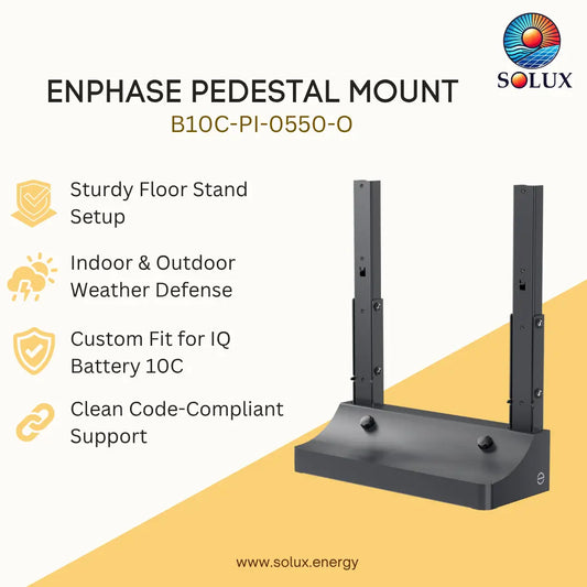 Enphase B10C-PI-0550-O IQ Battery 10C pedestal mount