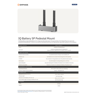 EN-B05-PI-0550-O floor mounted​
