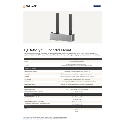 EN-B05-PI-0550-O floor mounted​