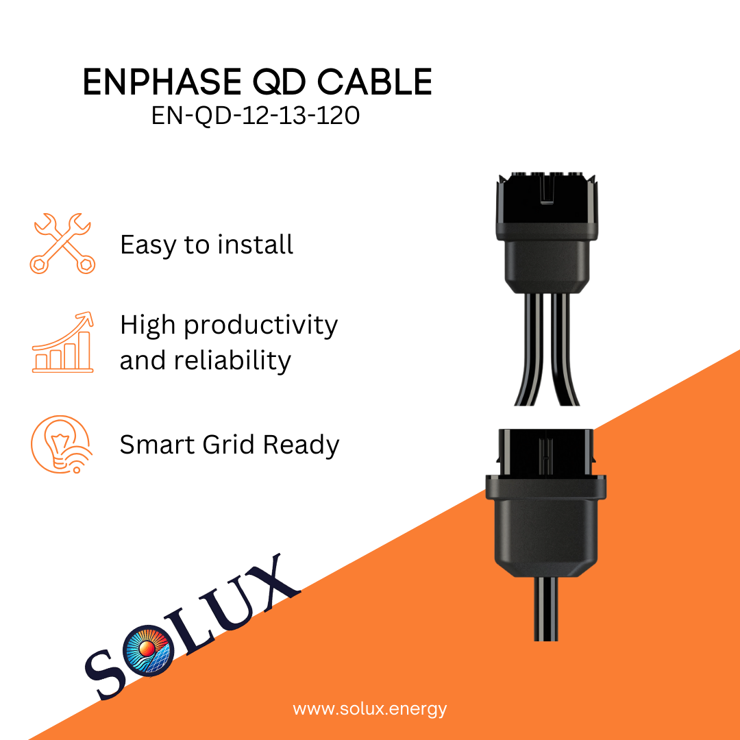 This is an image of Enphase 12AWG Cable 60-72 Cell EN-QD-12-13-120 