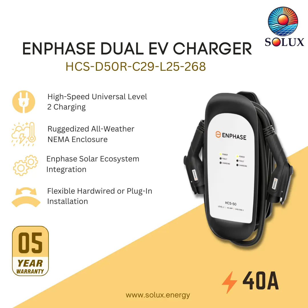 Enphase HCS-D50 Dual EV Charger 40A