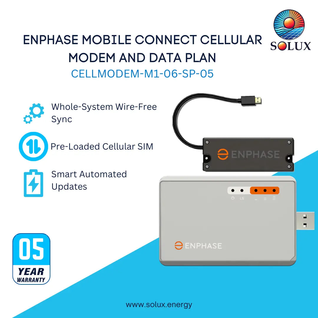 Enphase CELLMODEM-M1-06-SP-05 Cell Modem Mobile Connect – Solux, LLC