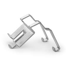 Product Image of EFM-CC connector clips: Stainless steel Enphase cable management clips shown on a white background.
