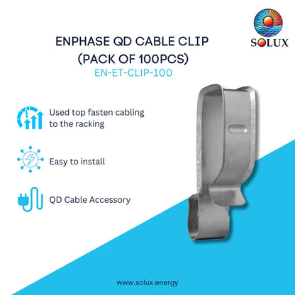 This is the graphic image for the Enphase QD Cable Clip Pack of 100