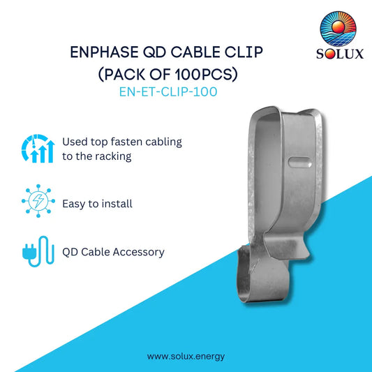 This is the graphic image for the Enphase QD Cable Clip Pack of 100