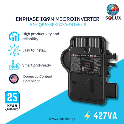 This is an image of Enphase IQ9N Microinverter Domestic Content Version