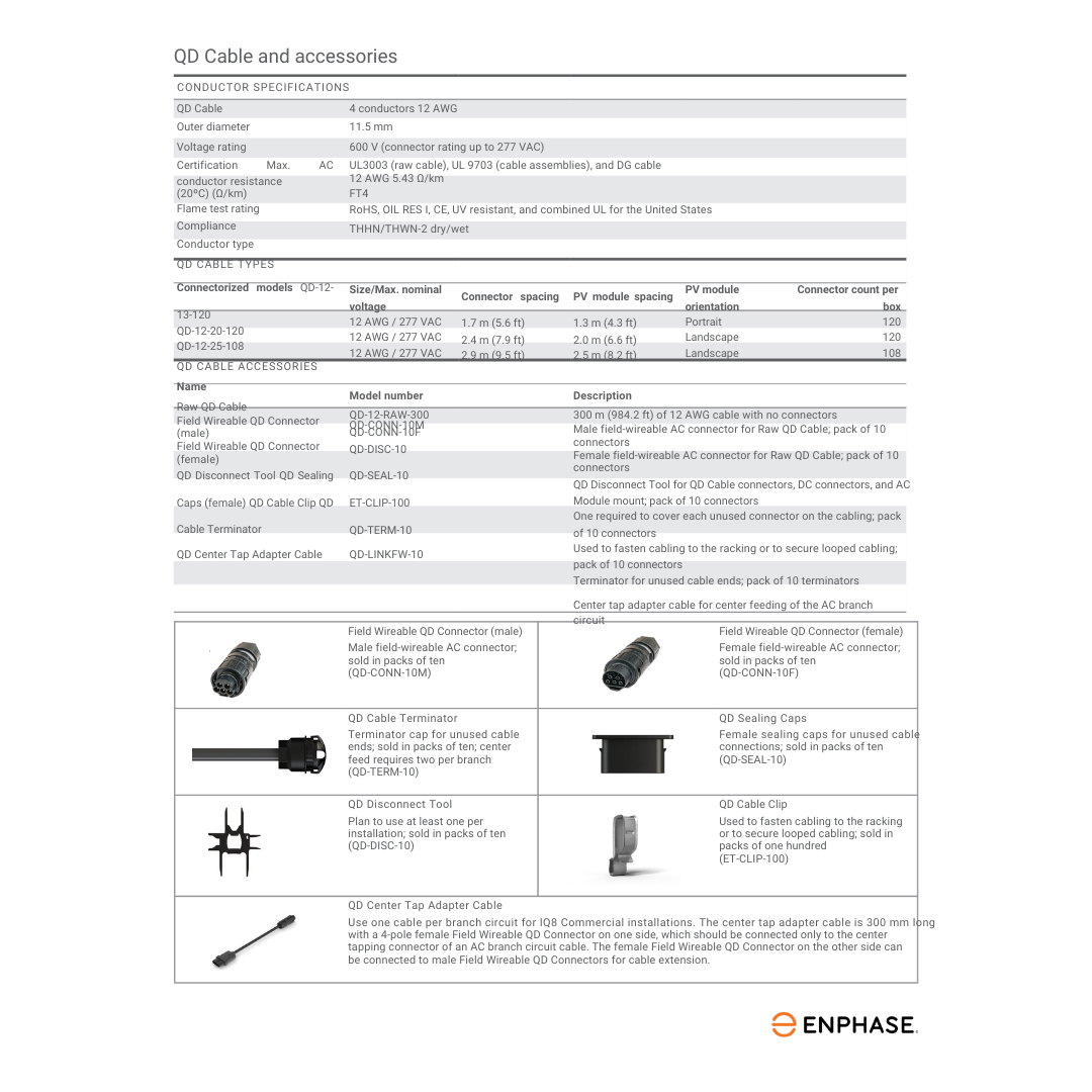 EN-QD-DISC-10 cable quick disconnect​
