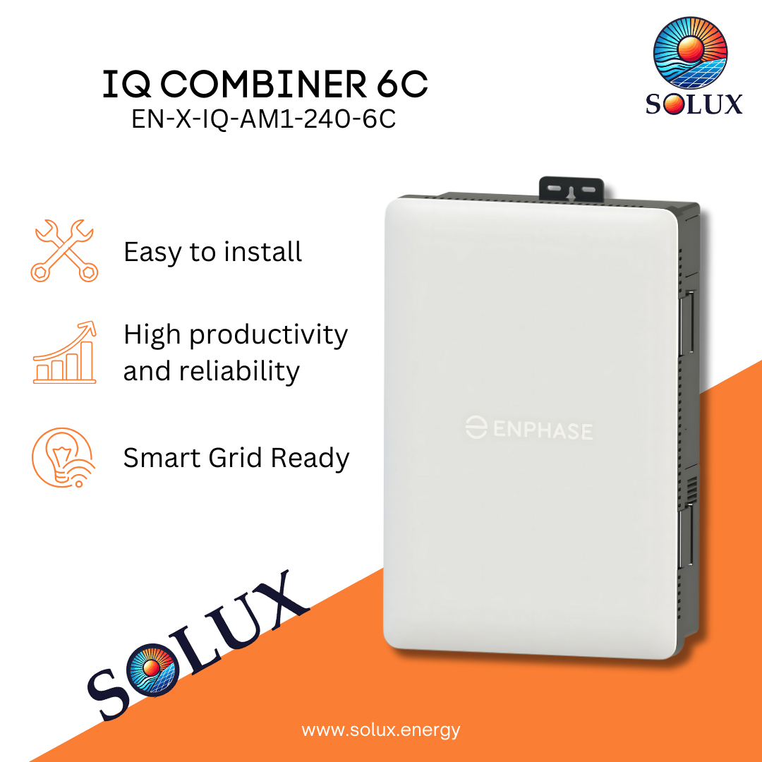 Enphase IQ Combiner 6C - All-in-One Solar Box : easy to install, high productivity, and smart grid ready