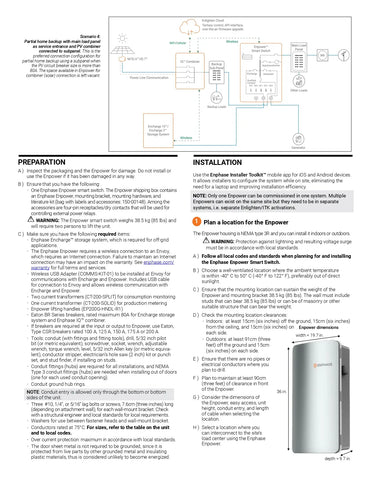EP200G-HNDL-R1 smart switch installation handle kit mentioned in the Enphase Enpower Quick Install Guide datasheet.