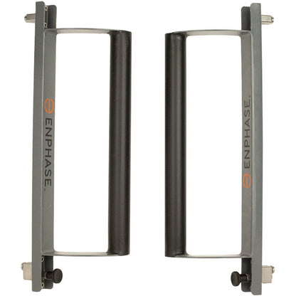 Product Image of EP200G-HNDL-R1: Pair of mirrored Enphase grey and black installation handles with knobs.