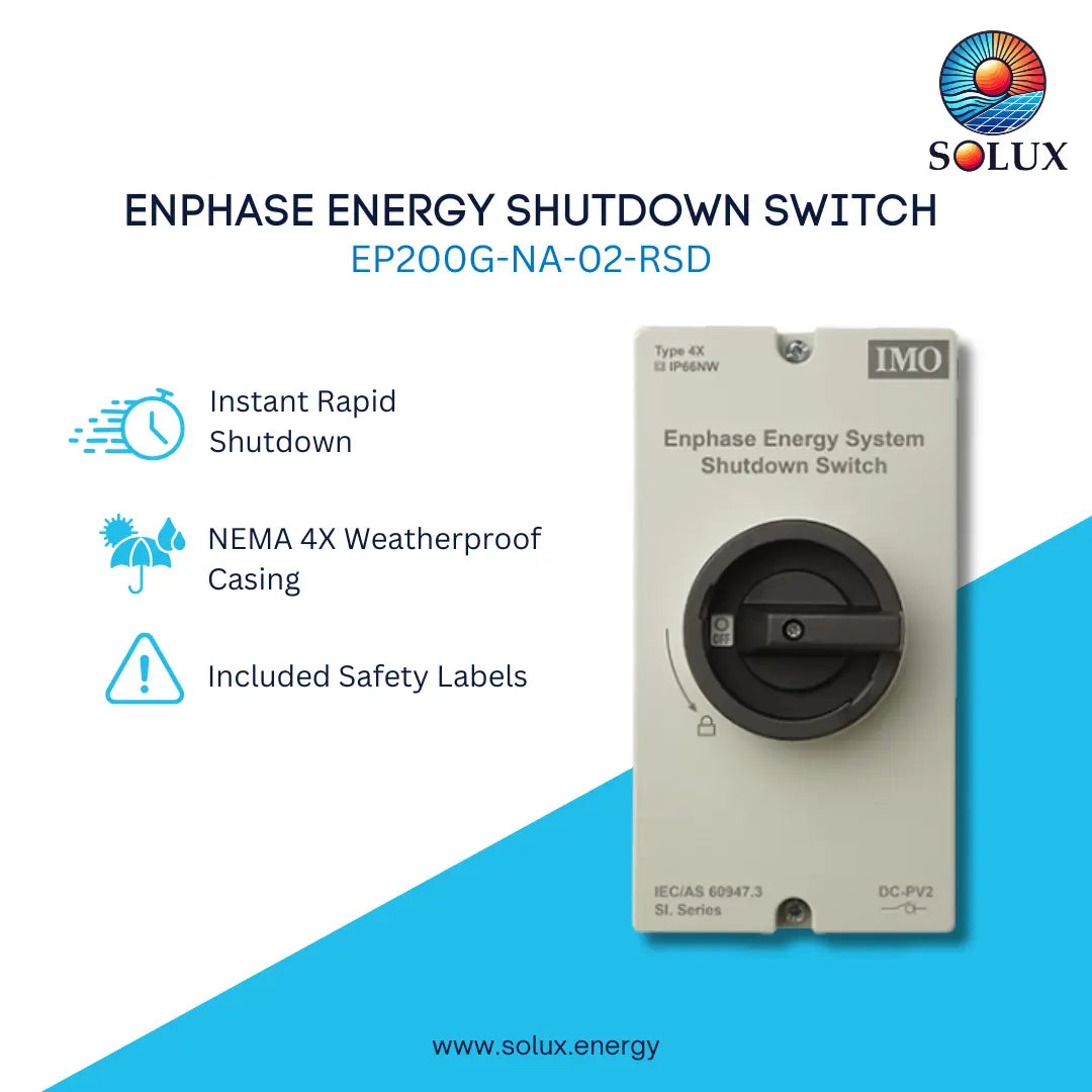 This is an image of Enphase  EP200G-NA-02-RSD Energy System Shutdown Switch