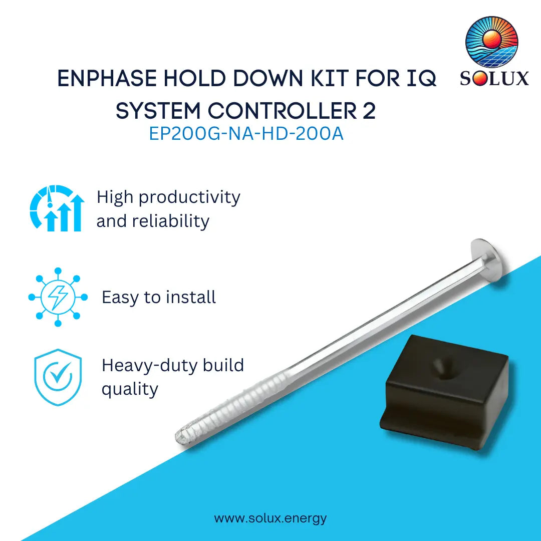 This is an image of Enphase iq system controller 2 hold down kit