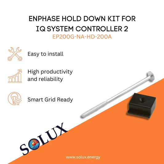 Enphase Breaker Hold Down Kit 200A for IQ System (EP200G-NA-HD-200A) graphic: Easy to install and Smart Grid Ready