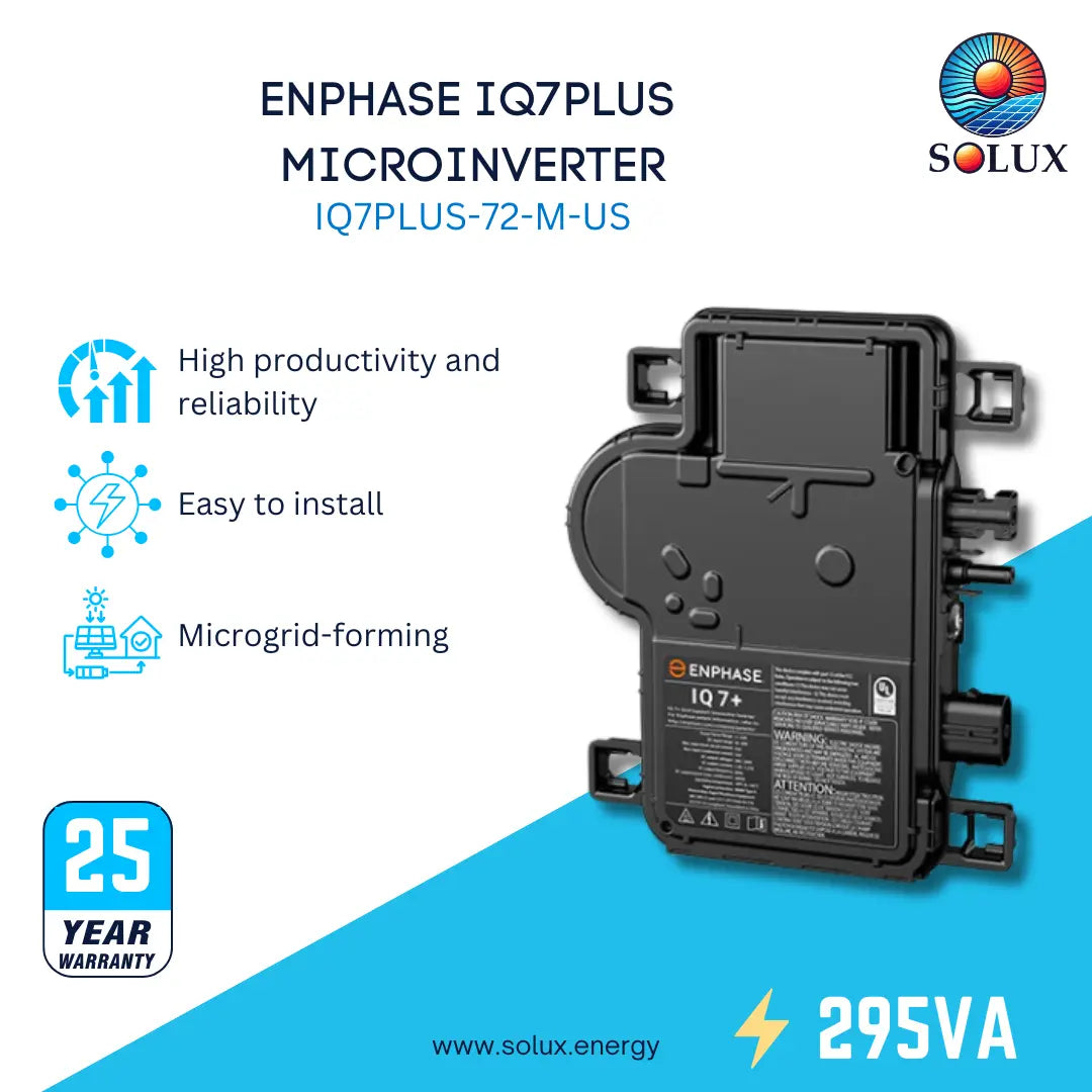 This is an image of Enphase 295VA IQ7+ Microinverter