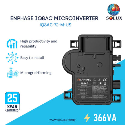 This is an image of Enphase IQ8AC-72-M-US 366 VA Microinverter