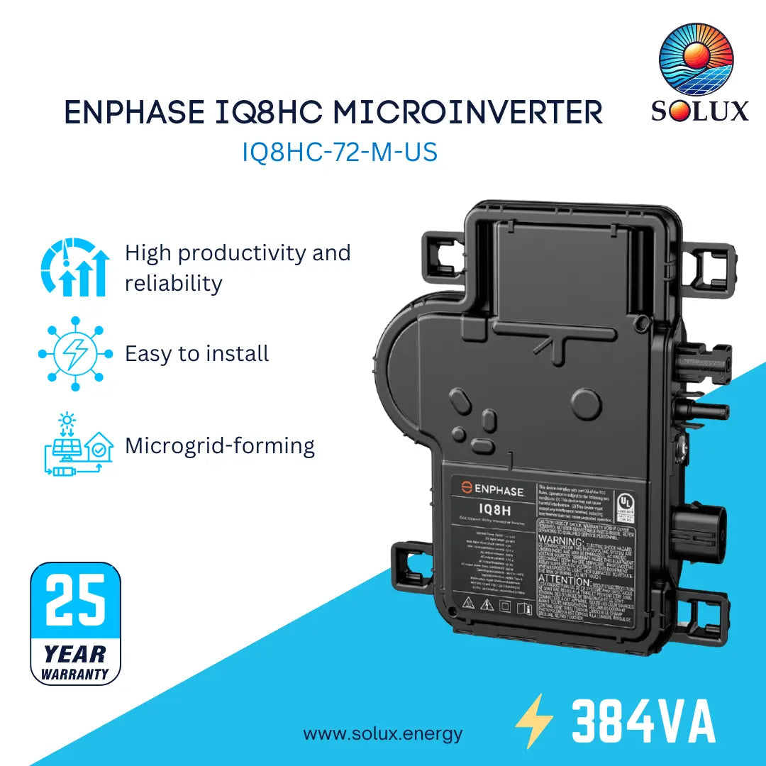 This is an image of Enphase (IQ8HC-72-M-US) 384VA MicroInverter 