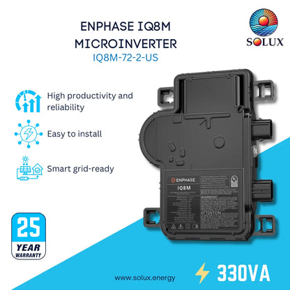 This is an image of Enphase IQ8M-72-2-US 330 VA Microinverter 
