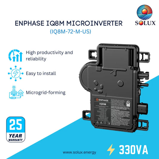 This is an image of 330VA Enphase IQ8M Microinverter