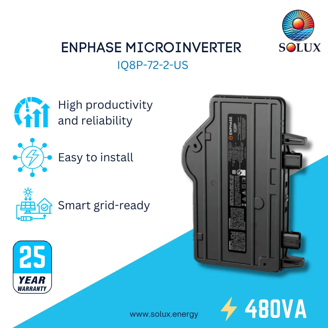 This is an image of Enphase IQ8P-72-2-US Microinverter 480 VA Peak Power