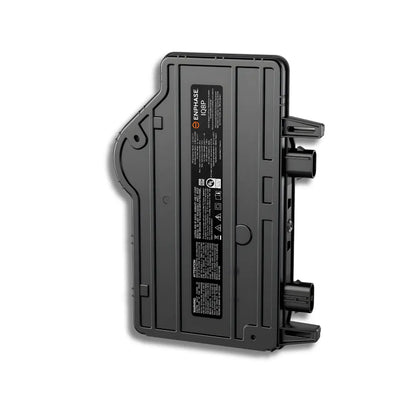 Product Image of EN-IQ8P-72-2-US: A black Enphase IQ8P microinverter for 72-cell modules on a white background