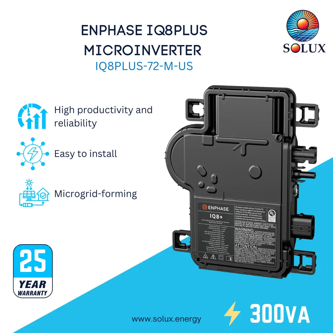 This is an image of Enphase IQ8Plus Microinverter 300VA