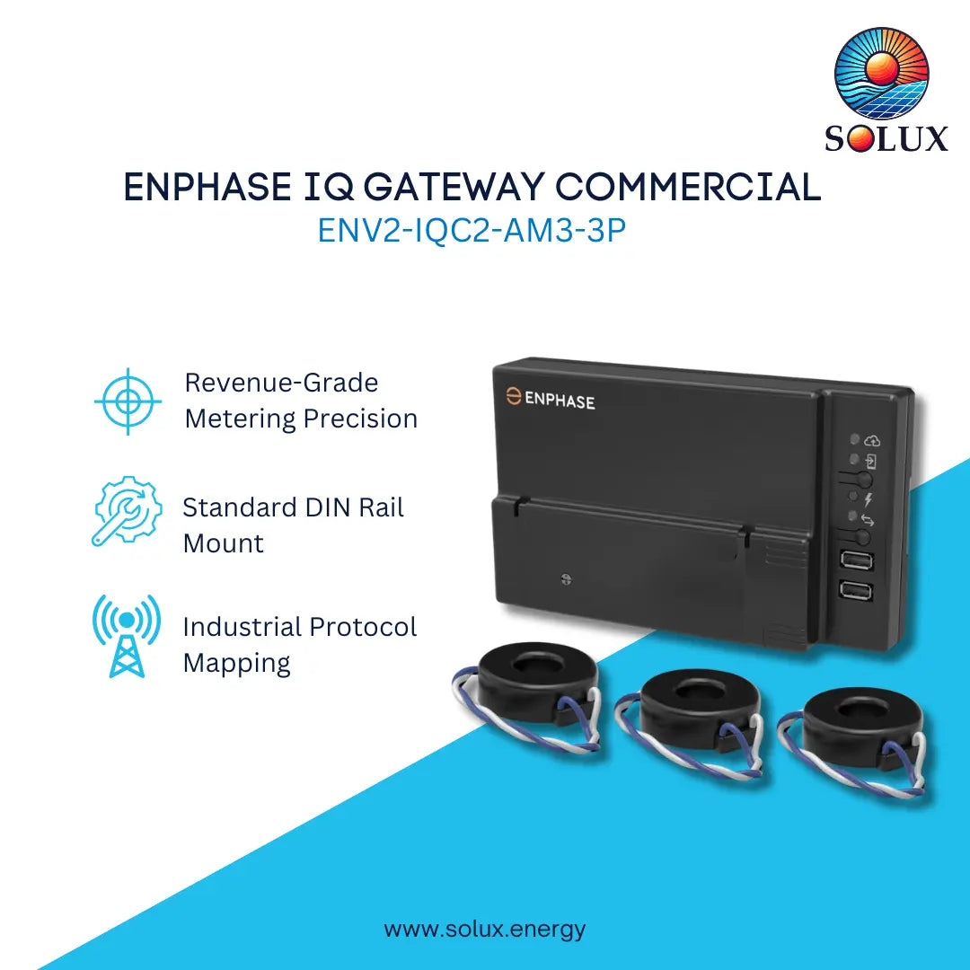 This is an image of Enphase ENV2-IQC2-AM3-3P Iq Gateway for commercial