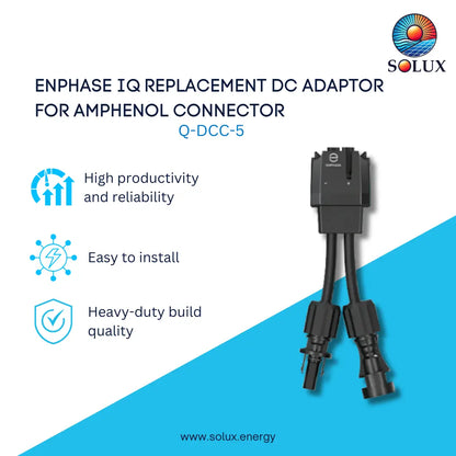 This is an image of Enphase iq replacemnet dc adaptor for amphenol connector