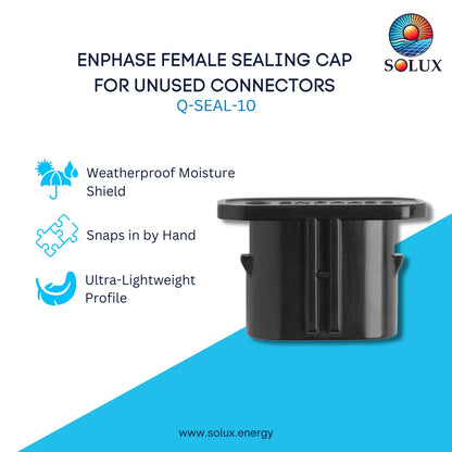 This is an image of Enphase Female End Cap for Unused Connectors Q-SEAL-10