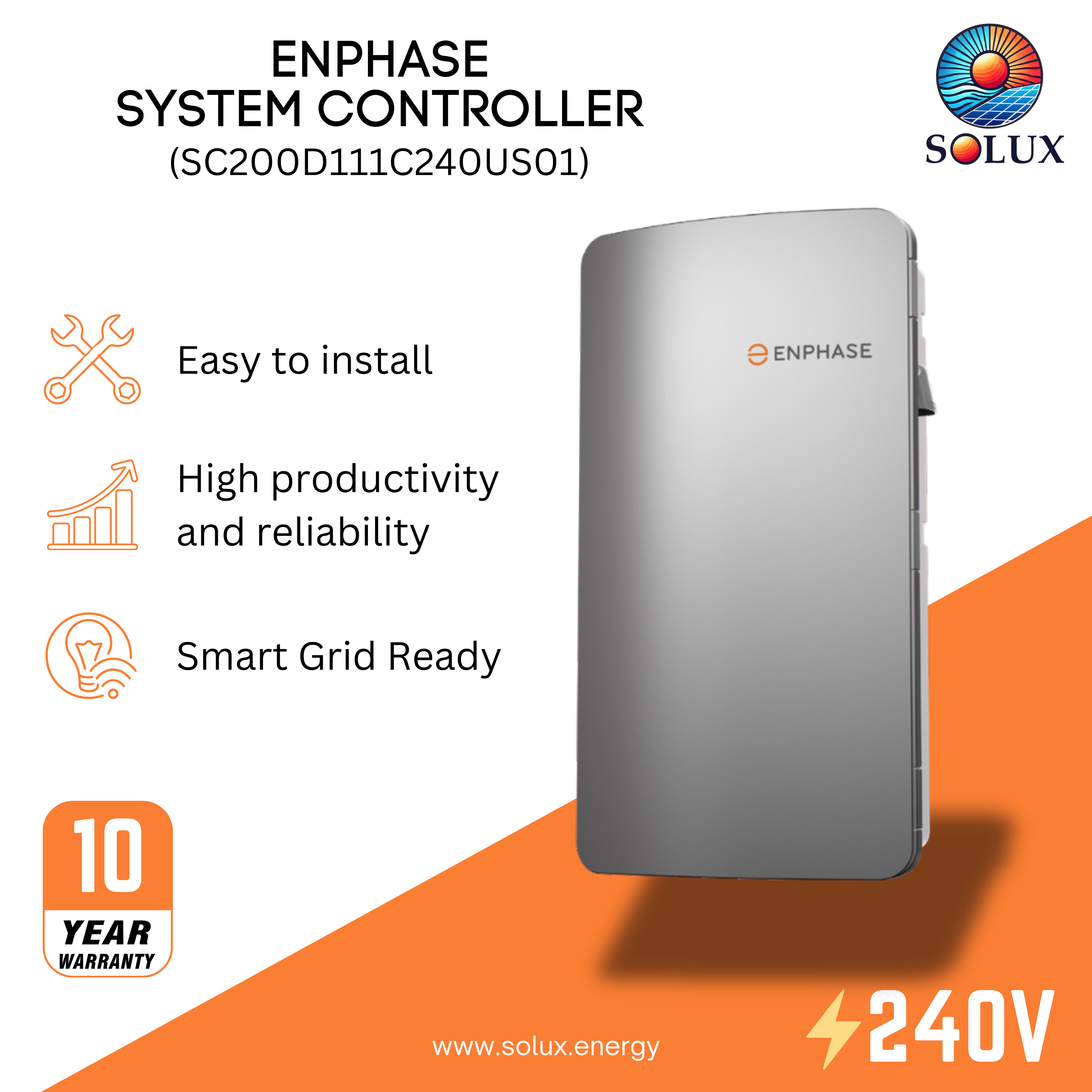 Enphase IQ System Controller 3 Microgrid Interconnect Device – Solux, LLC