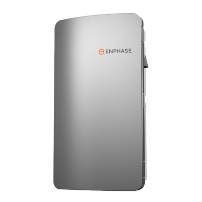 Product image of enphase iq system controller 3m in silver power station with Enphase logo on a white background