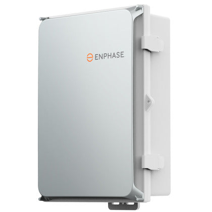 Product Image of X-IQ-AM1-240-3C-ES: Enphase IQ Combiner box with integrated Envoy Gateway on a white background.